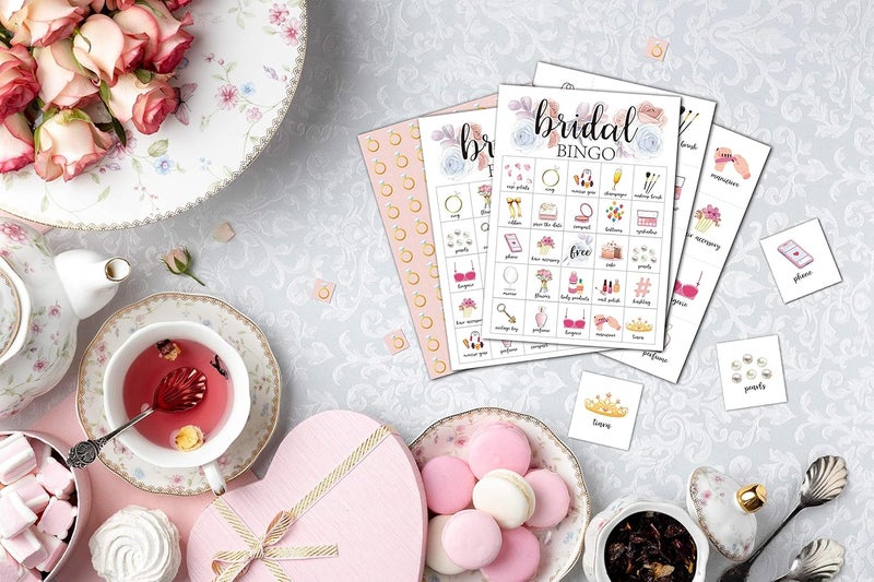 Foosproea Bridal Bingo Cards, Bridal Shower Game for 24 Players, Wedding/Bachelorette Party Games for Family Friends Activities, Holiday Party Favors Supplies Decorations(06) - Image 4